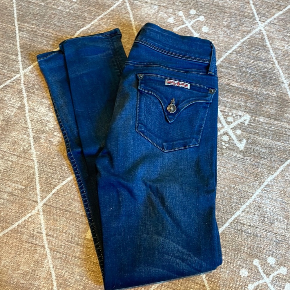 Hudson mid rise skinny jeans size 27